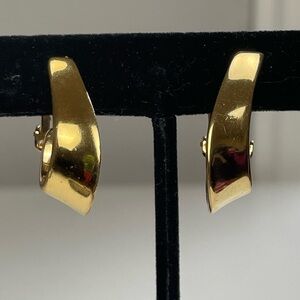 Vintage Dior Gold Earrings